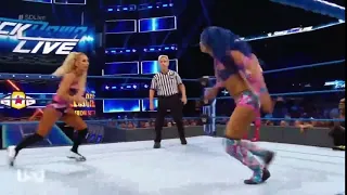 Carmella Hurricana+Clothesline