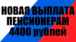 Новая выплата пенсионерам в феврале, 4400 рублей