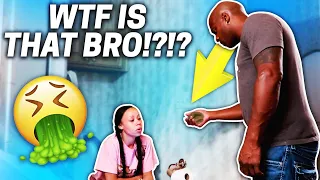 I WIPED POOP ON MY HUSBAND| POOP PRANK | PRANK WARS| PRANK ON BOYFRIEND