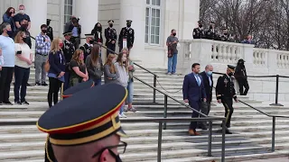 Medal of Honor recipients lay wreath at Tomb of the Unknown Soldier