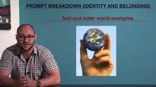 VCE English - Identity and Belonging Prompt Breakdown