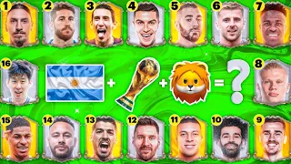 Guess the Football Players by Song, Emoji, club and country | Ronaldo, Messi, Neymar | Mbappe