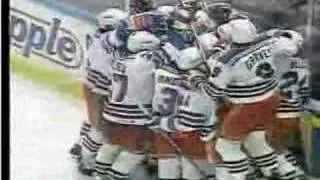 Stephane Matteau Scores On Brodeur