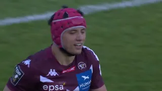 TOP 14 - Essai de Louis BIELLE-BIARREY 2 (UBB) - Aviron Bayonnais - Union Bordeaux-Bègles