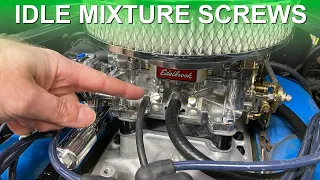 How to Adjust Idle Mixture Screws