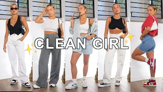 How To Dress Like a ✨ Clean Girl ✨