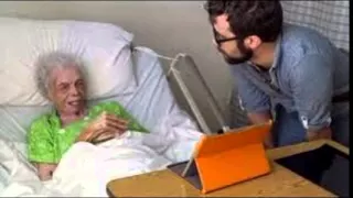 102 y/o Dancer Sees Herself on Film for the First Time "First Time"