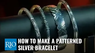 How To Make A Patterned Silver Bracelet