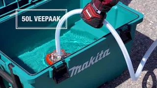 Makita akusurvepesur DHW080ZK koos 50-liitrise veepaagiga