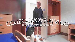 COLLEGE DORM MOVE-IN VLOG @Purchase College| dorm tour, shopping, prepping,packing etc