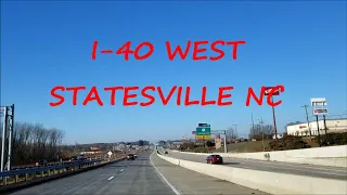 I 40 West traffic Statesville NC #2