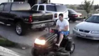 LAWN MOWER ACCIDENT