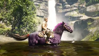 Arthur is Riding a best Charoite Horse - Red Dead Redemption 2 Gameplay