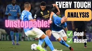 How to DOMINATE the midfield I Jude Bellingham vs Napoli | EVERY Touch Analysis I Skills