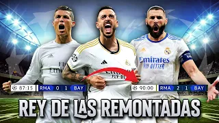 Las REMONTADAS más INCREÍBLES del Real Madrid en Champions League