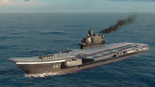 Modern Warships: RF ADMIRAL KUZNETSOV better than uss nimitz in this game.