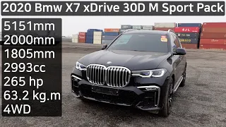 2020 Bmw X7 xDrive 30D M Sport Pack