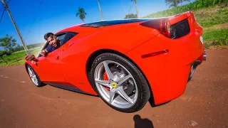 PRIMEIRO ROLE COM A FERRARI NA RUA 😲