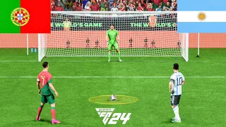 FIFA 24 | Ronaldo vs Messi | Portugal vs Argentina | Penalty Shootout - PS5 Gameplay