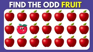 FIND THE ODD EMOJI OUT by Spotting The Difference! #54#Odd One Out Puzzle#Find The Odd Emoji Quizzes