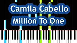 Camila Cabello - Million To One Piano Tutorial