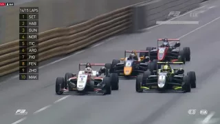 2017 F3 Macau GP - Crazy last laps