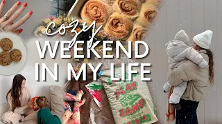 WEEKEND IN MY LIFE | mental reset, rainy day activities, self care *as a mom*, & summer vision board