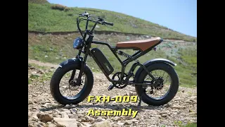 HOW to assemble a electric bike?Model FXH009