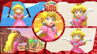 All Minigames (Peach gameplay) | Mario Party: The Top 100 ⁴ᴷ