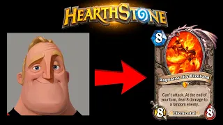 Hearthstone Legendary Cards Becoming Uncanny (Mr Incredible Version)