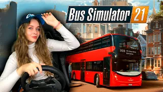 ПЕРВЫЙ РАЗ ЗА РУЛЁМ АВТОБУСА - Bus Simulator 21