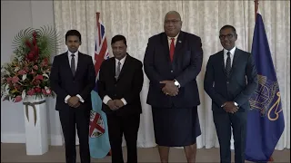 Fijian President officiates at the swearing-in ceremony of a Puisne Judge