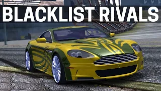 NFS Most Wanted - All Blacklist Race Entrances