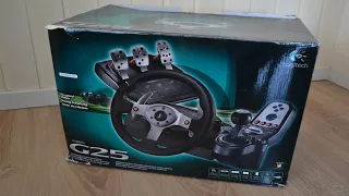 Logitech G25 Racing Wheel Unboxing Review in 2022 !