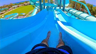 Blue Race Water Slide at Dolusu Park Kemer