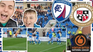 Chesterfield vs Bromley|TENSE 5 GOAL THRILLER!!!