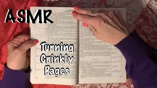 ASMR Request/Book Page turning/Water damaged bible pages (No talking) No soft spoken version.