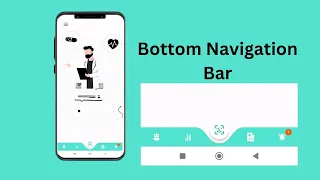 Custom Bottom Navigation Bar (Java) |CURVED BOTTOM NAVIGATION BAR Android Studio |Meow  Navigation
