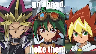 every character’s reaction to you poking them (cross duel | en)