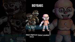 Baby's Nightmare Circus vs Sister Location | Comparison