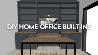 DIY Home Office Built-ins [part 1]