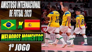 Brasil X Espanha | 1º Jogo | Amistoso Internacional de Futsal 2023 (16/04/2023)