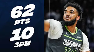 EVERY POINT From Karl-Anthony Towns' 62-PT CAREER-HIGH Performance! 🔥 | January 22, 2024