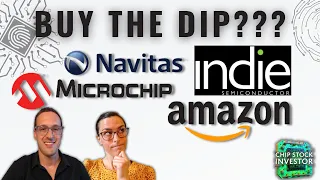 2 EV  Startup Stocks to Sell (NVTS & INDI), and 2 Big Semiconductor AI Stocks to Buy (MCHP & AMZN)?