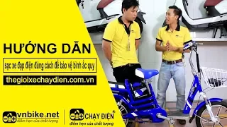 Hướng dẫn sạc xe đạp điện đúng cách để bảo vệ bình ắc quy