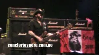 Motörhead - Ace of Spade (Lima, Perú 2011)