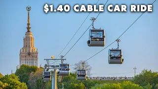 : Sparrow Hills Cable Car Ride: Moscows Cheapest Tourist Attraction