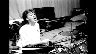 Paul McCartney and band play "Ain't No Sunshine," featuring Paul "thumpin' them pagan skins..." 1993