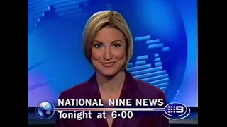 Nine News Newsbreak - Australia (September, 2001)