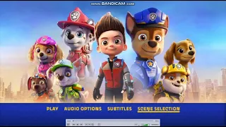 PAW Patrol: The Movie 2021 DVD Menu Walkthrough